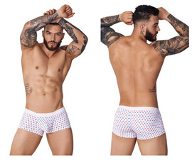 1071 Pikante Men's Blaze Trunks Color White