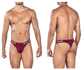0940 Clever Men's Jasped Thong Color Grape