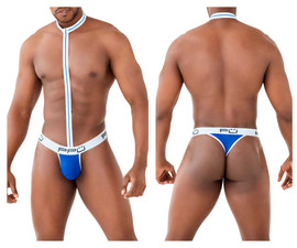 2302 PPU Men's Harness Thong Color Blue