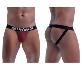 EW1400 ErgoWear Men's GYM Jockstrap Color Burgundy