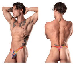 431-293 MalePower Men's "Your Lace Or Mine" Bong Thong Color Multi