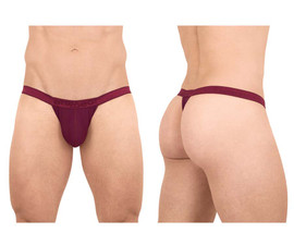 EW1656 ErgoWear Men's SLK Thong Color Burgundy