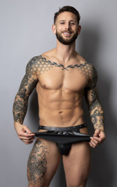 PAK-158 MalePower Men's Fetish Spartacus Jock Color Black