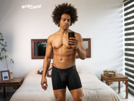 EW1749 ErgoWear Men's MAX BOLD Boxer Briefs Color Black EW1749 ErgoWear Men's MAX BOLD Boxer Briefs Color Black