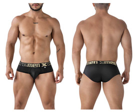 41316 Xtremen Men's Microfiber Briefs Color Black