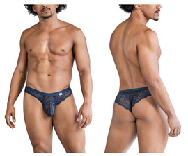 99868 CandyMan Men's Lace Briefs Color Navy