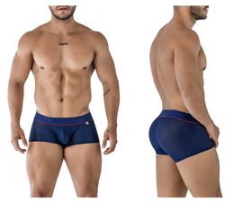 91212B Xtremen Men's Microfiber Trunks Color Navy