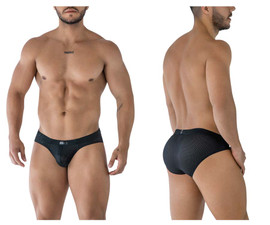 91213B Xtremen Men's Microfiber Briefs Color Black