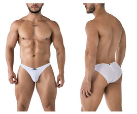 91215B Xtremen Men's Microfiber Bikini Color White