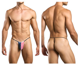 XSJ02 Justin+Simon Men's Classic G-String Color USA Flag XSJ02 Justin+Simon Men's Classic G-String Color USA Flag