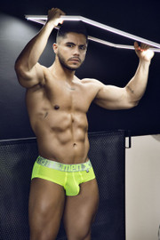 91236 Xtremen Men's Microfiber Briefs Color Neon Green 91236 Xtremen Men's Microfiber Briefs Color Neon Green