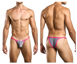 XSJ12 Justin+Simon Men's Bikini Color Lurex Gray XSJ12 Justin+Simon Men's Bikini Color Lurex Gray