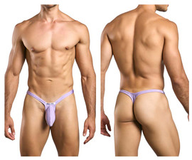 XSJBU02 Justin+Simon Men's Bulge Thong Color Lilac