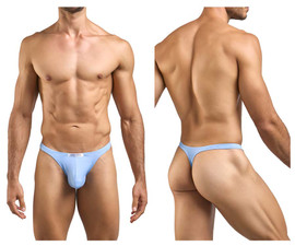 XSJ03 Justin+Simon Men's Classic Thong Color Peach Blue