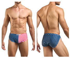 XSJ09 Justin+Simon Men's Running Shorts Color USA Flag