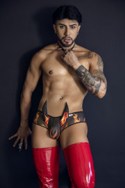 99917 CandyMan Men's Wicked Trunks Color Black