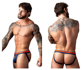 349-299 MalePower Men's Soo Cumfy Jockstrap Color Navy