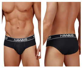 41962 Hawai Men's Cotton Blend Briefs Color Black-01