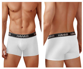 41977 Hawai Men's Microfiber Trunks Color White-01