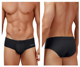 42241 Hawai Men's Microfiber Briefs Color Black-01