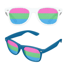 Polysexual Pride Flag Sunglasses