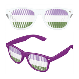Genderqueer Pride Flag Sunglasses
