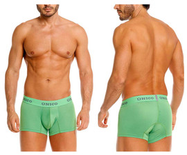 26020100119 Unico Men's Frog Trunks Color 43-Green