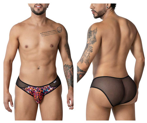99879 CandyMan Men's Leopard Print Briefs