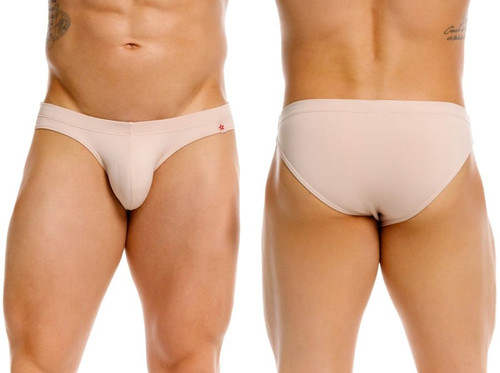 Men's Invisible Bikini Brief – Invisible Luxury Men's Brief Underwear (Beige) by JOR