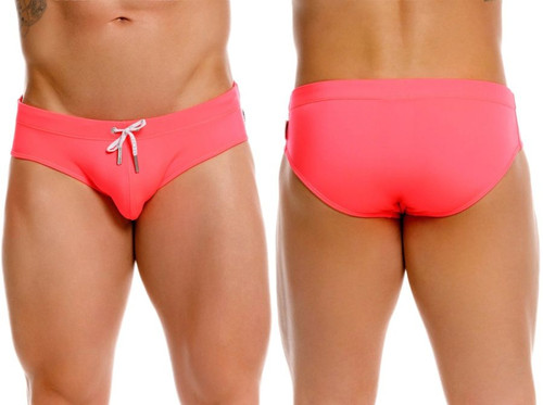 Men's Travel Swim Brief – Vibrant Low-Rise Swim Brief (Candy) by JOR