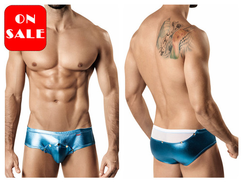 8647* Pikante Men's Go-Go Brief Blue