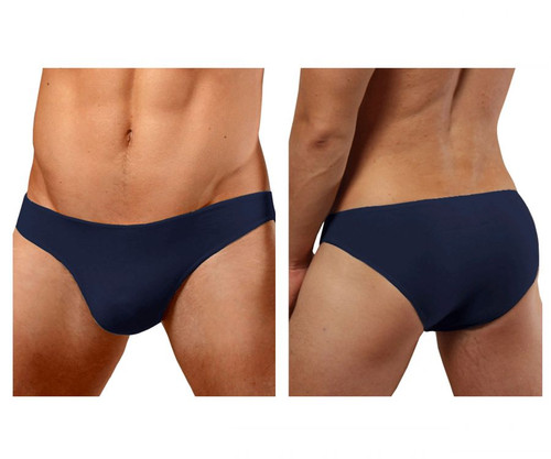 1281-NVY Doreanse Men's Hang-loose Bikini Brief Color Navy Blue