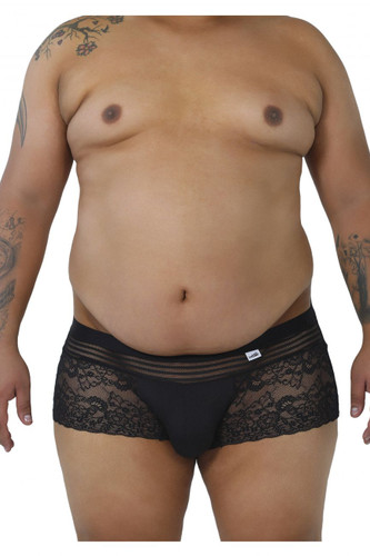 99466X CandyMan Men's Lace Briefs Color Black