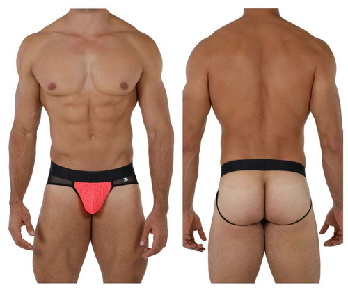 91078 Xtremen Men's Microfiber Jockstrap Color Black