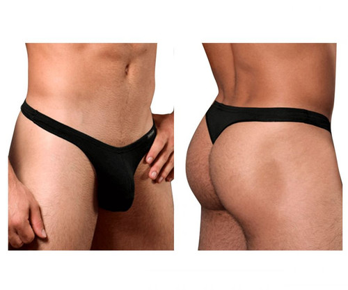 1392-BLK Doreanse Men's Euro Thong Color Black