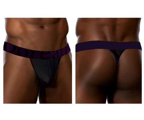 1379-BLK Doreanse Men's Micro-Modal Thong Color Black