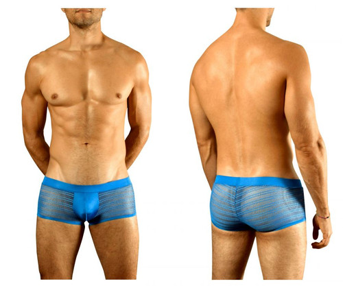 1588-BLU Doreanse Men's Mesh Trunk Color Blue