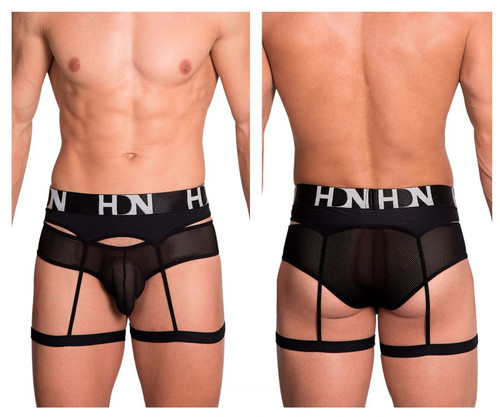 953 Hidden Men's Garter-Belt With Briefs Color Black