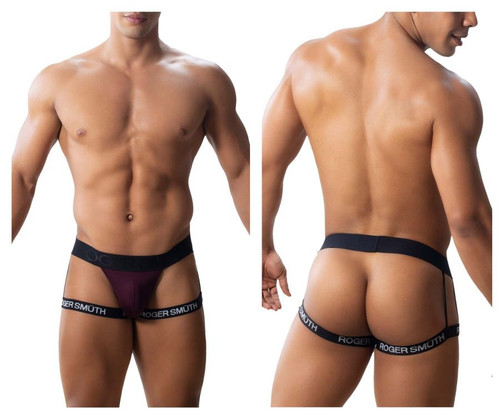 RS013 Roger Smuth Men's Jockstrap Color Burgundy