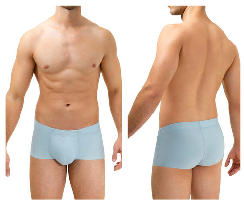 42142 HAWAI Men's Microfiber Trunks Color Light Blue