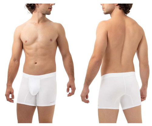 42222 HAWAI Men's Microfiber Trunks Color White