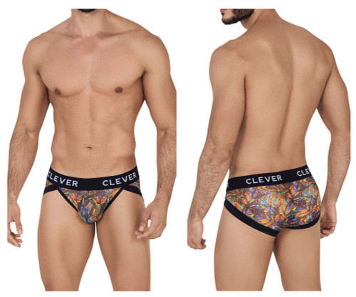 0671-1 Clever Men's Bonite Briefs Color Orange