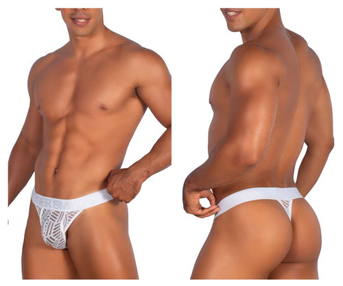 RS065 Roger Smuth Men's Thong Color White