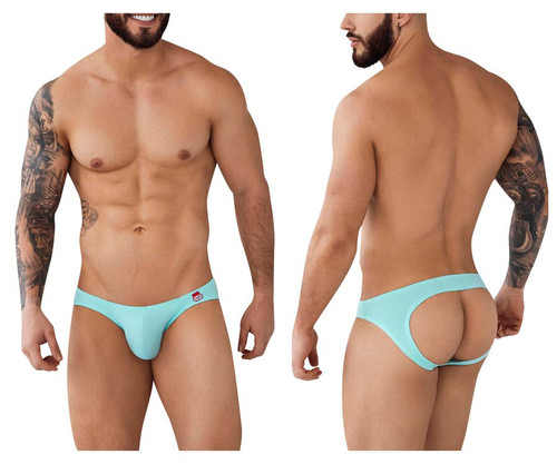 0979 Pikante Men's Angola Jockstrap Color Light Blue