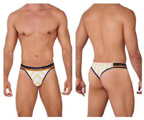 0584-1 Clever Men's Play Thong Color Yellow