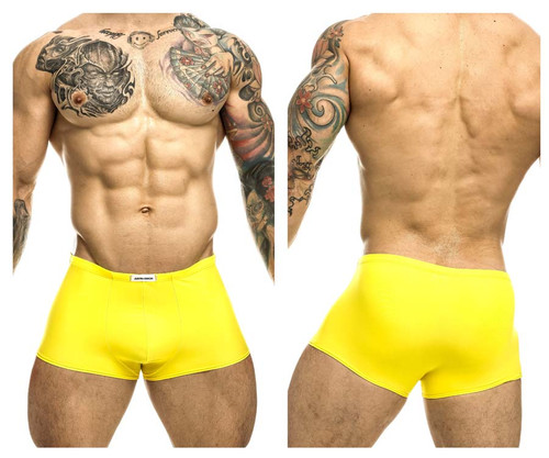 XSJ08 JUSTIN+SIMON Men's Classic Trunks Color Yellow