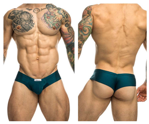 XSJ22 JUSTIN+SIMON Men's Cheek Briefs Color Opal Green