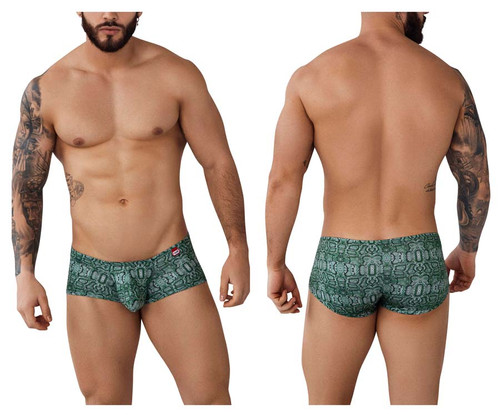 1001 Pikante Men's Teramo Trunks Color Green