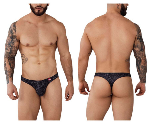 1009* Pikante Men's Potenza Thong Color Black