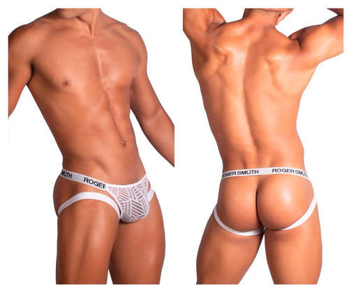 RS071 Roger Smuth Men's Jockstrap Color White